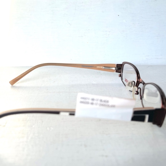 Vintage Chocolate and Black Women's Glasses - Picture 8 of 14